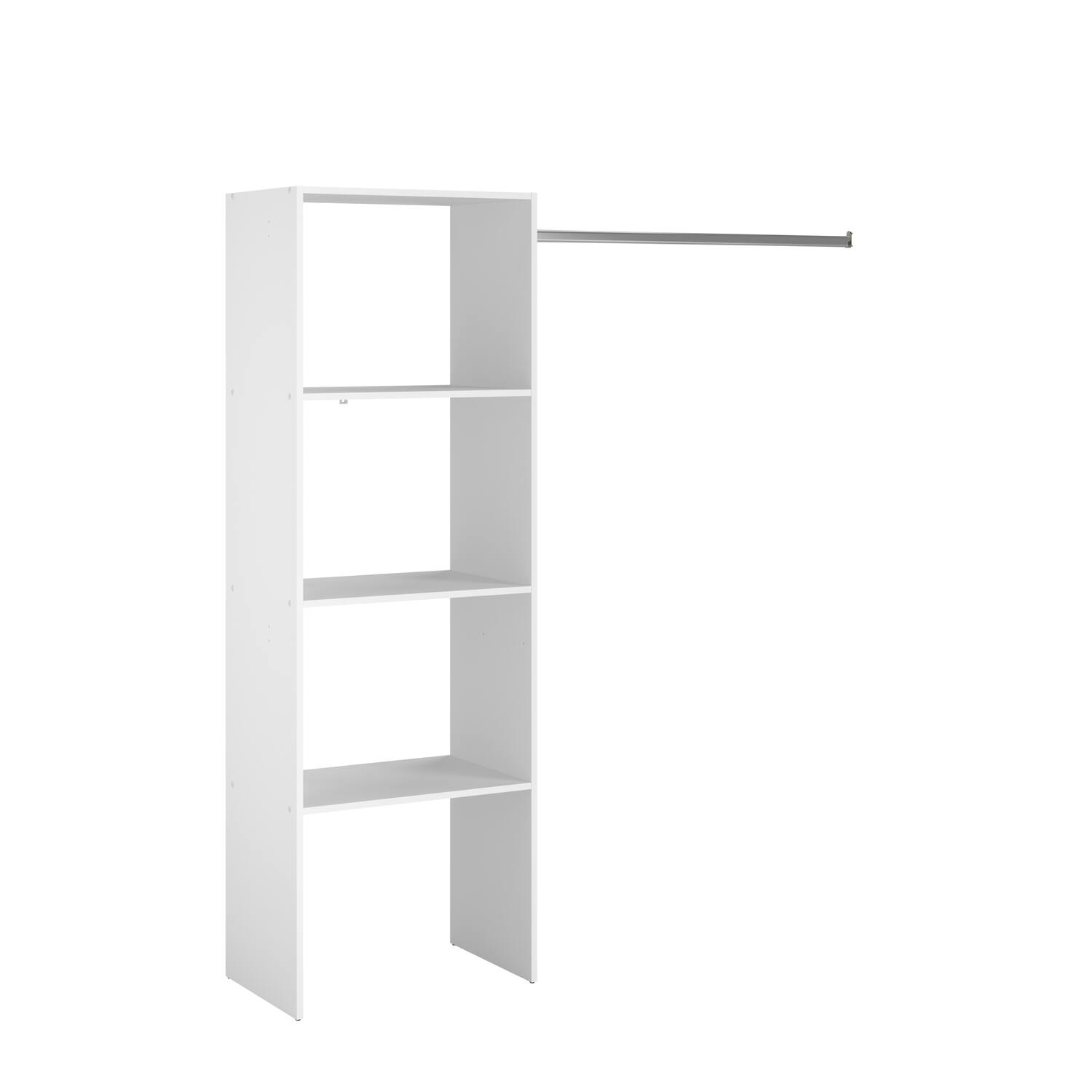 Dressing Combi Module B Colonne Penderie 160x180x40cm blanc - EKIPA