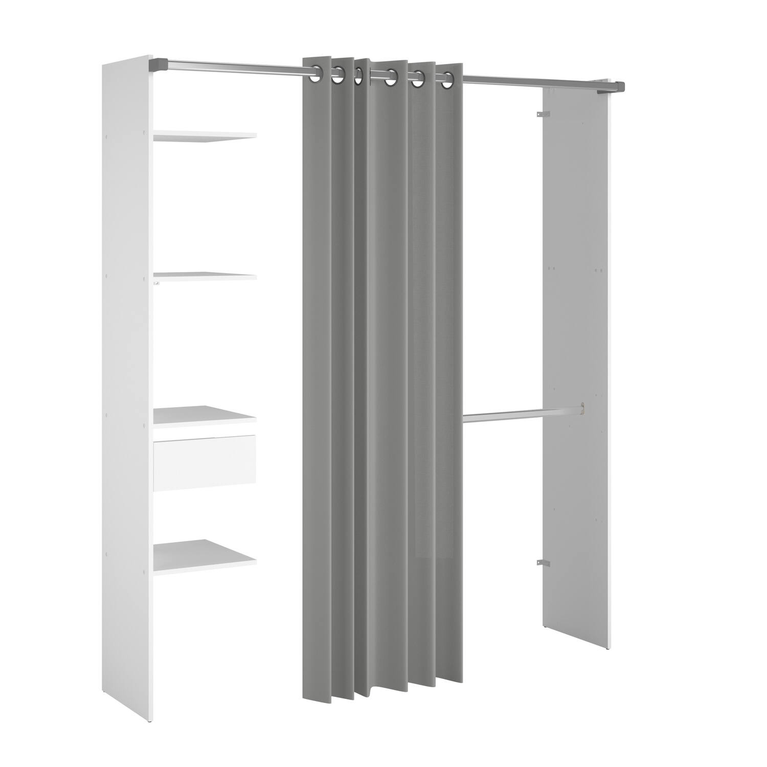 Dressing Combi Module G 176-198x180x40cm blanc - EKIPA