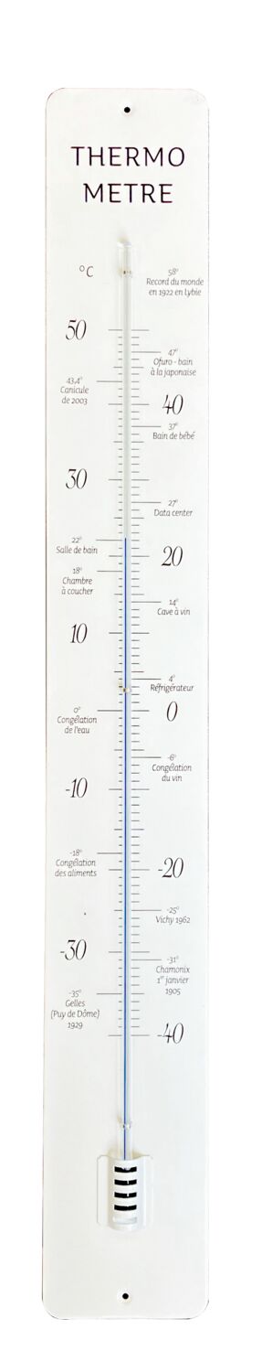 THERMOMETRE METAL DECORE 90CM