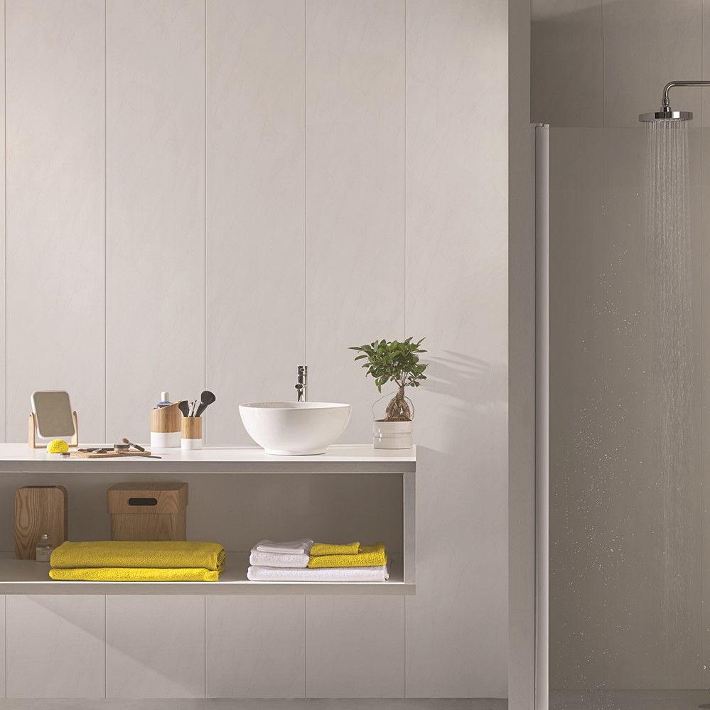 LAMBRIS PVC ELEMENT ECO MARBRE VEINE GRIS