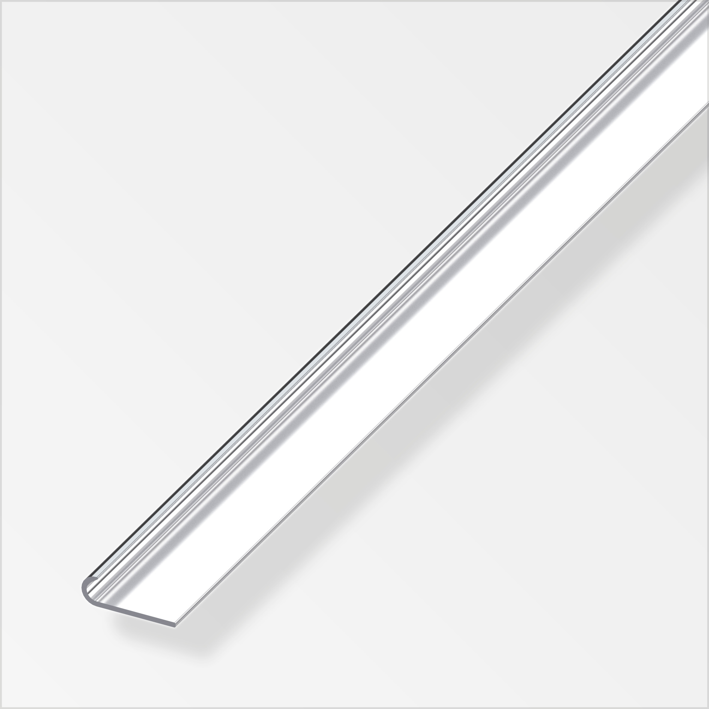 PLAT ARRONDI 25 ALU BRILLANT2,5