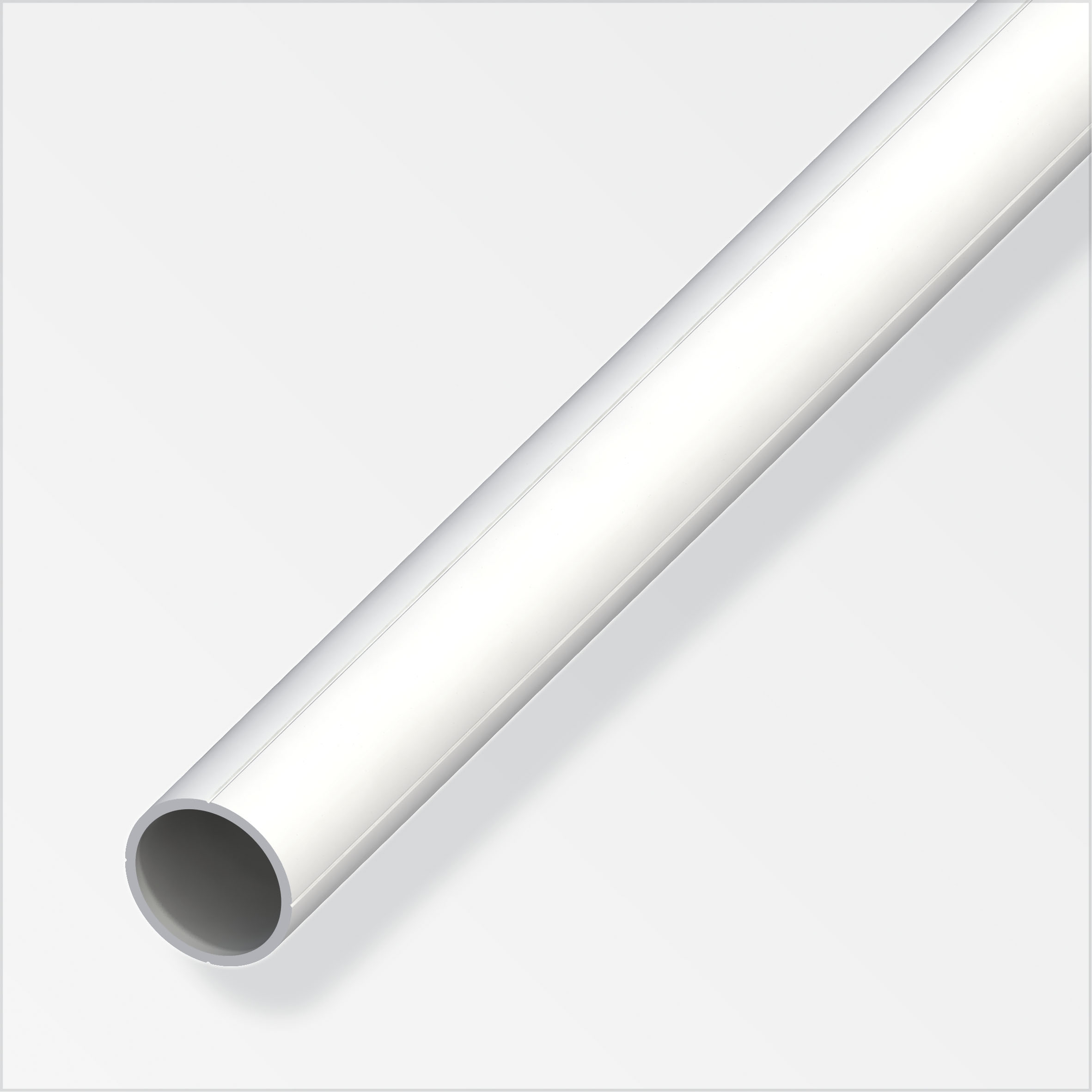 TUBE ROND 11,5POURM8 PVC BLC 1M