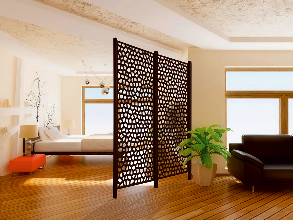 Panneau décoratif 1 x 2m rouille - NORTENE