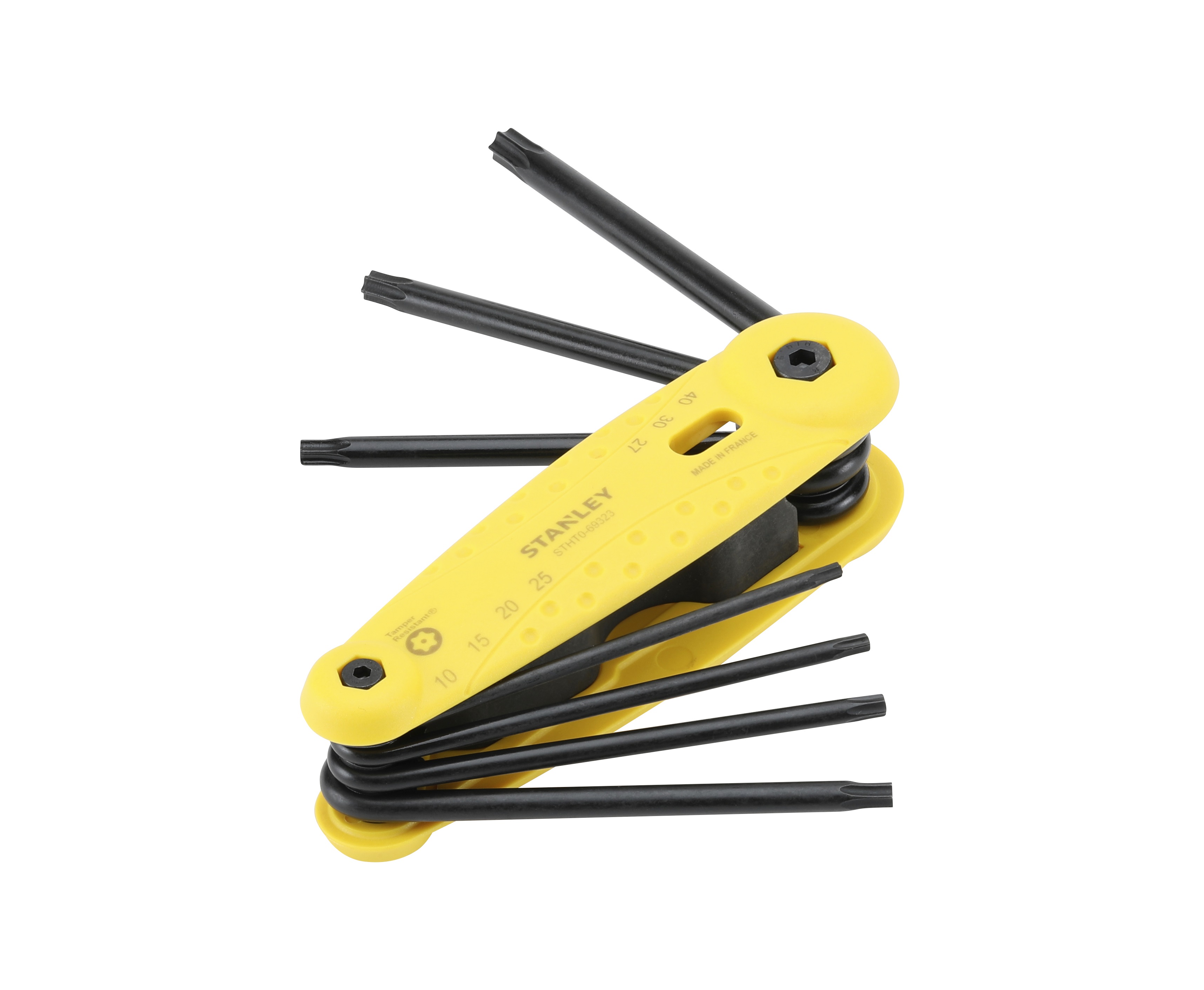 Combi 7 cles males tamper torx