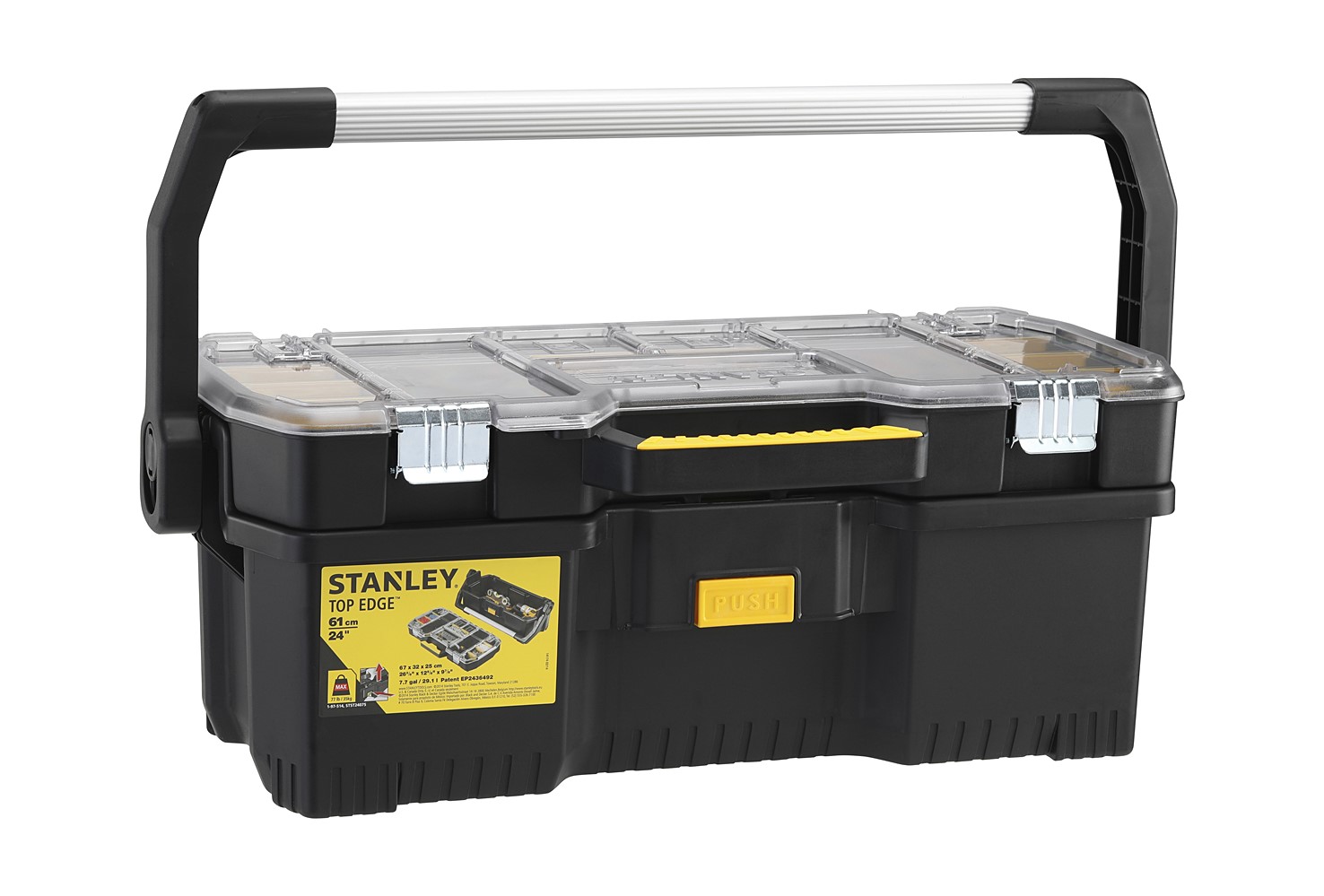 Boite a outils 60cm avec organiseur tran