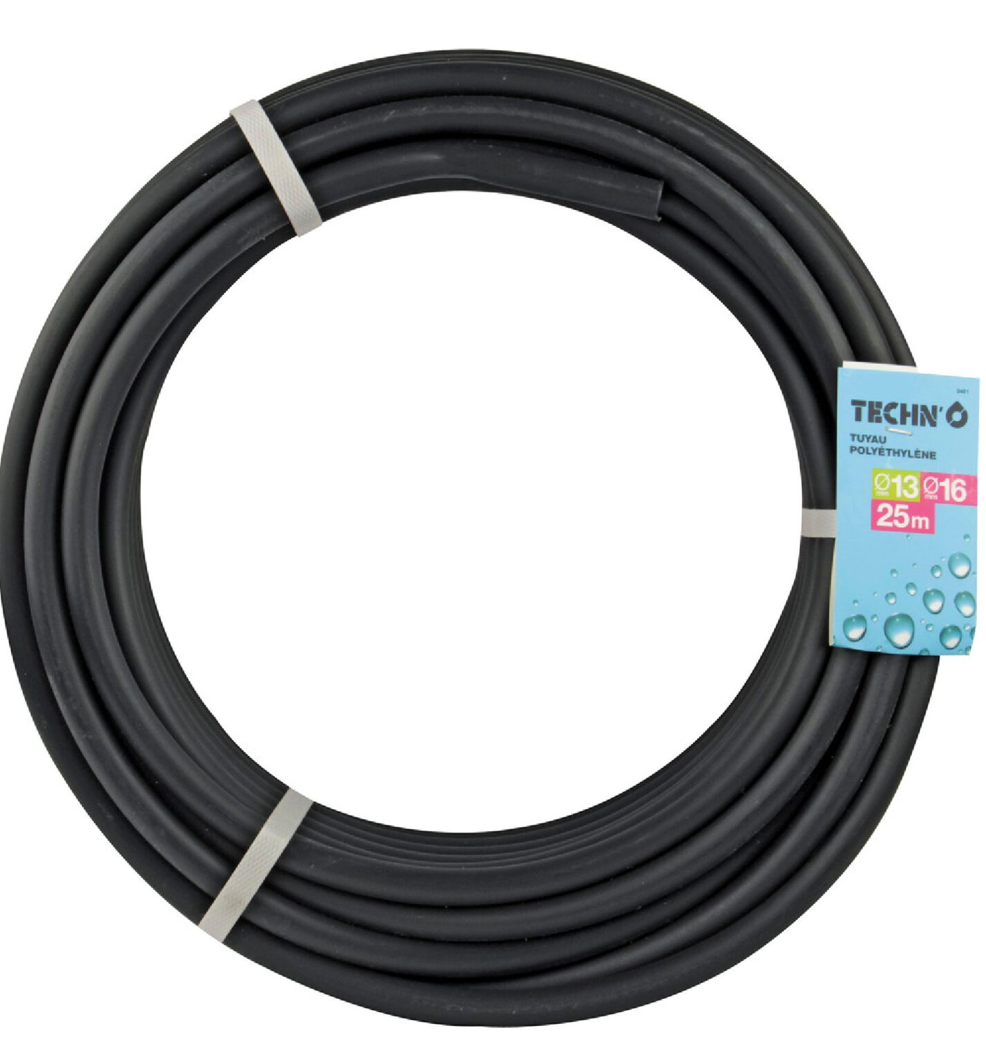 Tuyau arrosage goutte à goutte polyéthylène Ø13x16mm 25m - FITT