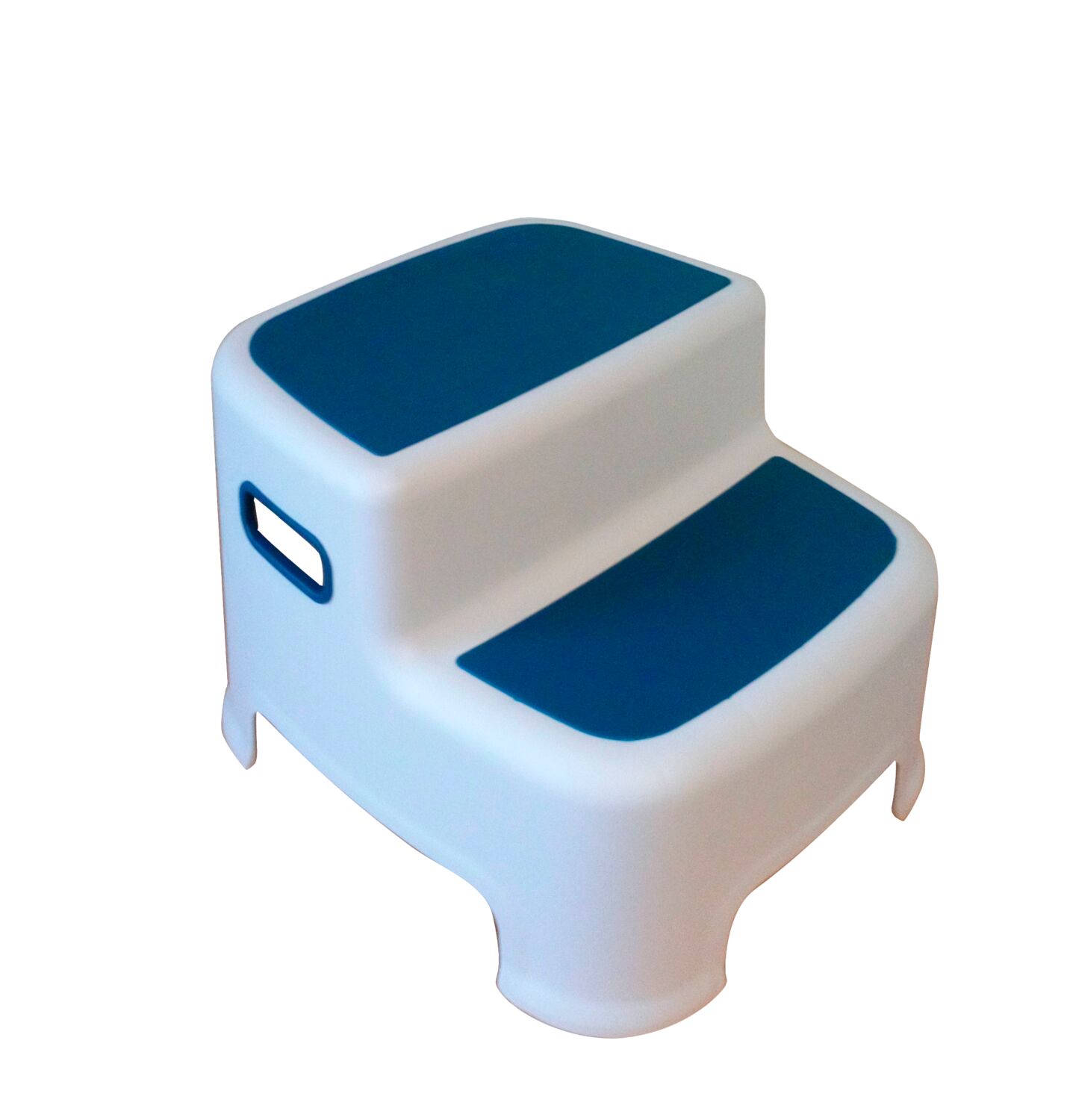 Marche pied double blanc/bleu