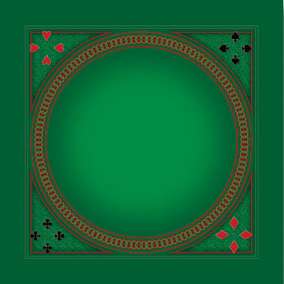 Tapis jeu de carte 67x120cm modèle tdc011 50x50cm