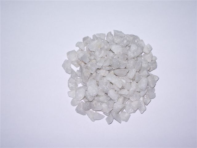 Gravillon blanc quartz
