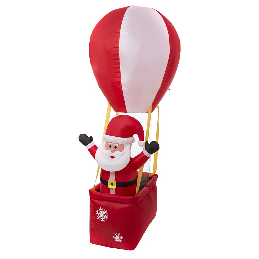 Père noël mongolfiere 210cm