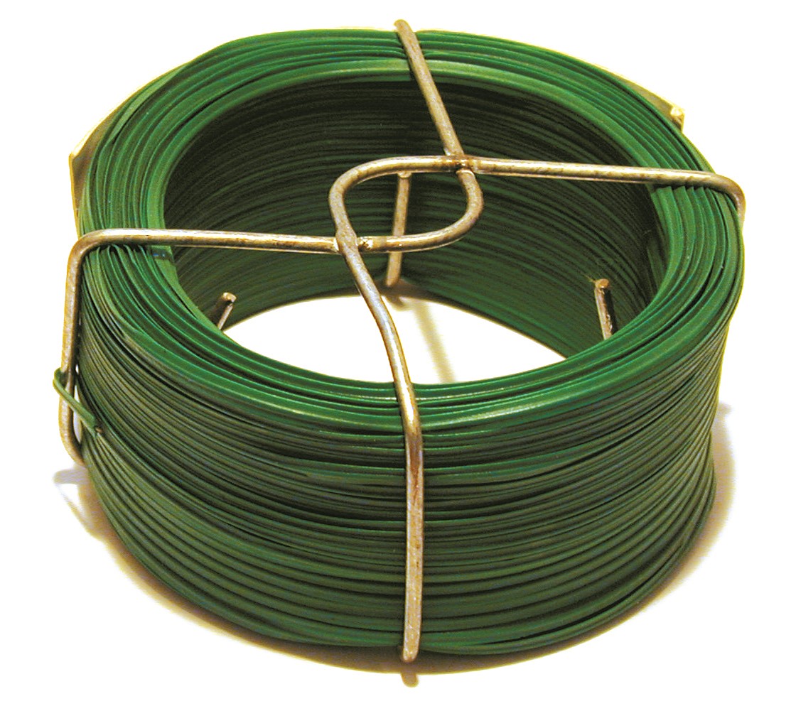 Fil lien met plastique vert bot40m