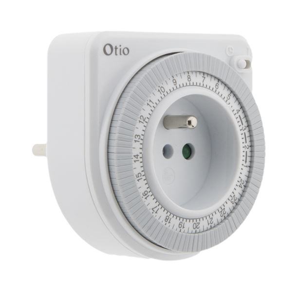 Programmateur mecanique blanc - otio - INOTECH