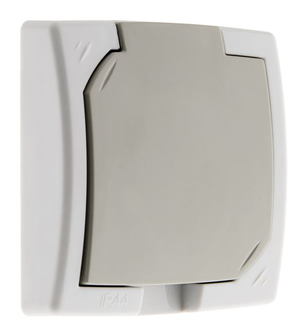 Prise 16a 2p+t encastrable pour exterieur - ip44 - tamaris