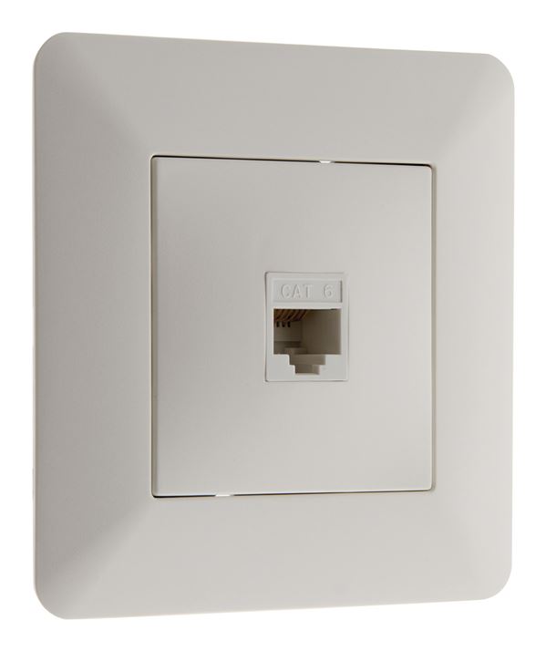 Prise rj45 blanc - artezo - INOTECH