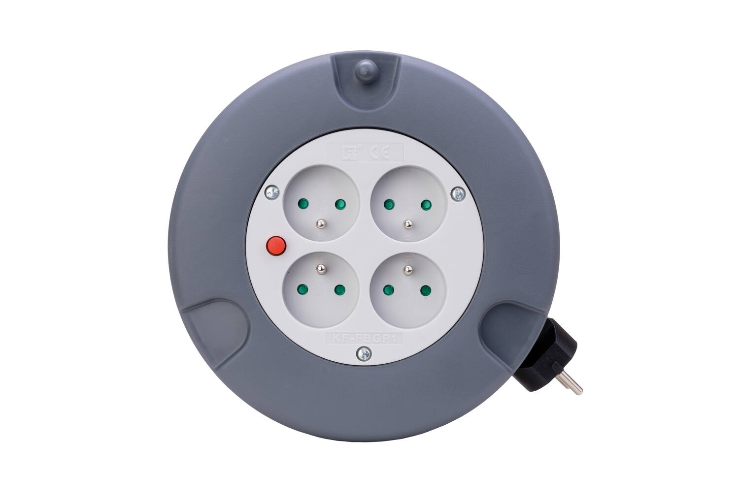 Enrouleur ménager ho5vv-f 4 prises 3g1mm² 5m + coupe-circuit - ZENITECH