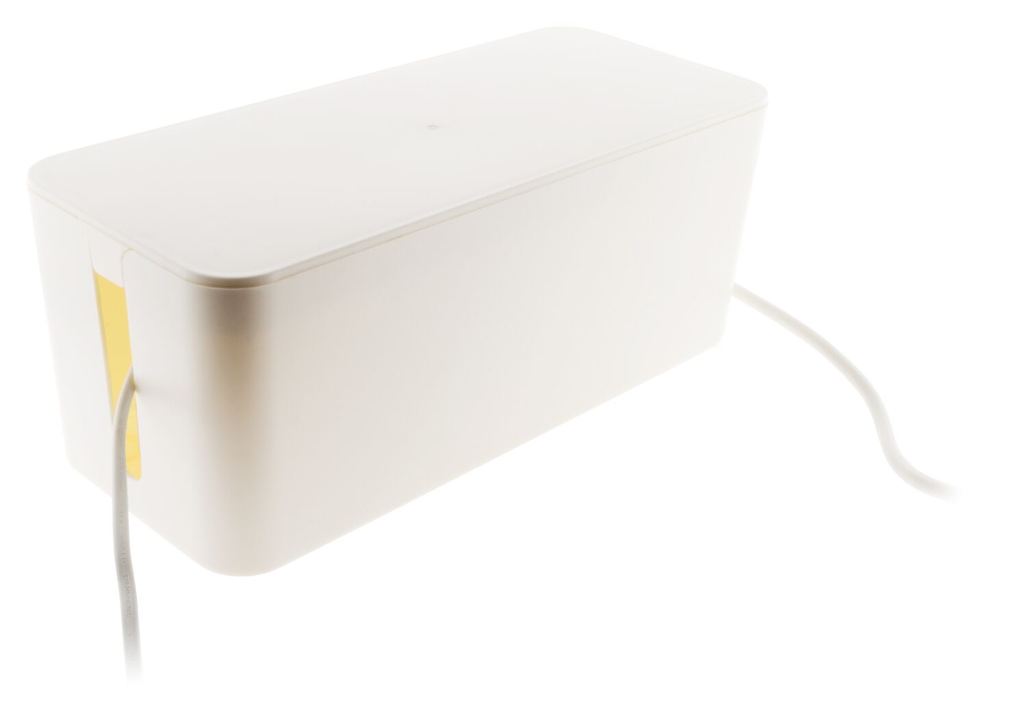 Boite de rangement pour multiprises - blanche