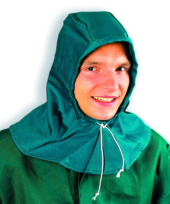 Cagoule ignifugee proban vert