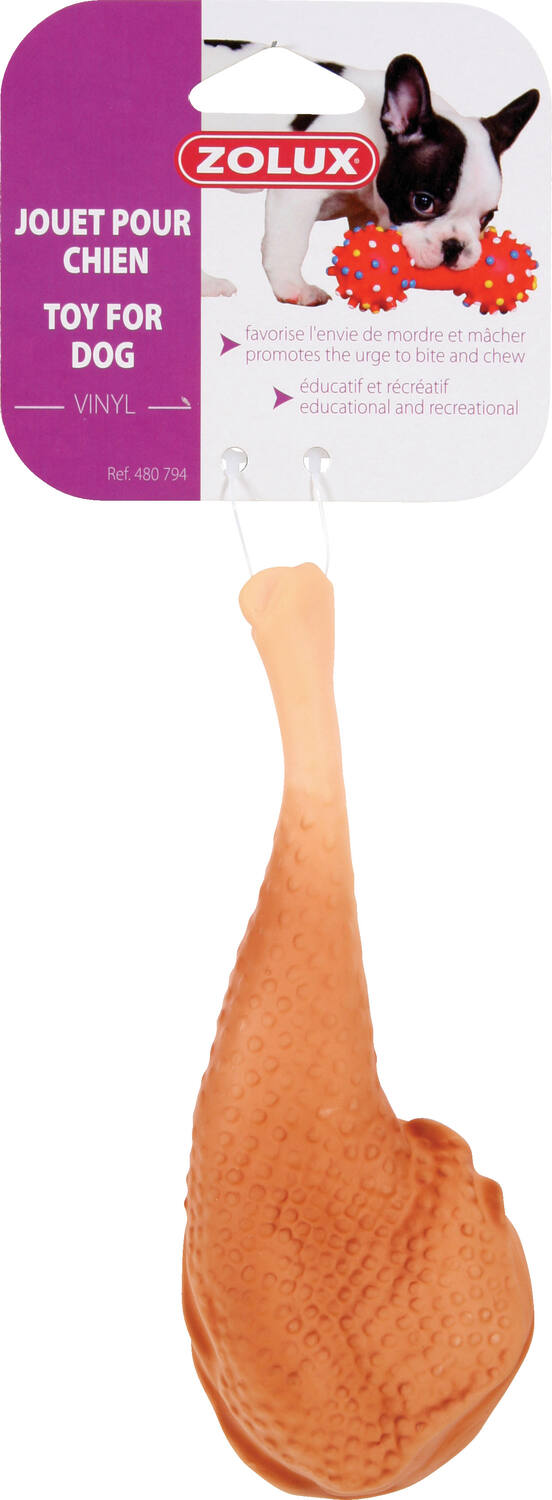 Jouet pour chien vinyle Pilon  7 x 3 x 18.5 cm