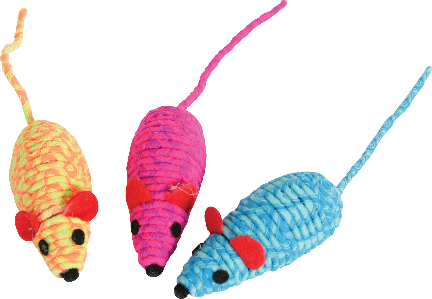 Jouet chat élastique souris coloris aléatoire