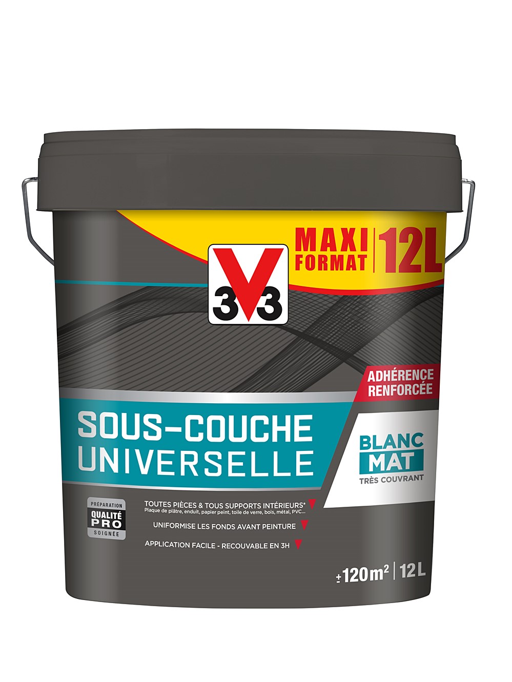Sous couche plaque plâtre blanc 12l
