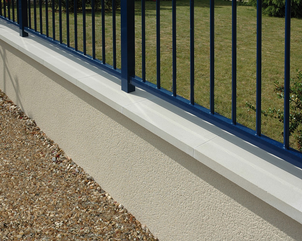 Couvre-mur classique plat blanc, l.49 x l.28 x h.4 cm