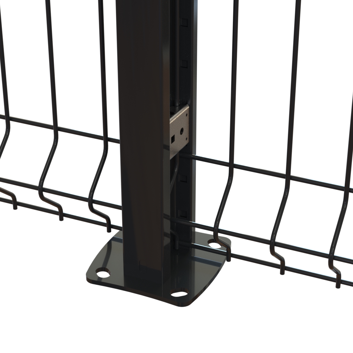 Platine axyle petit modèle - ral7016