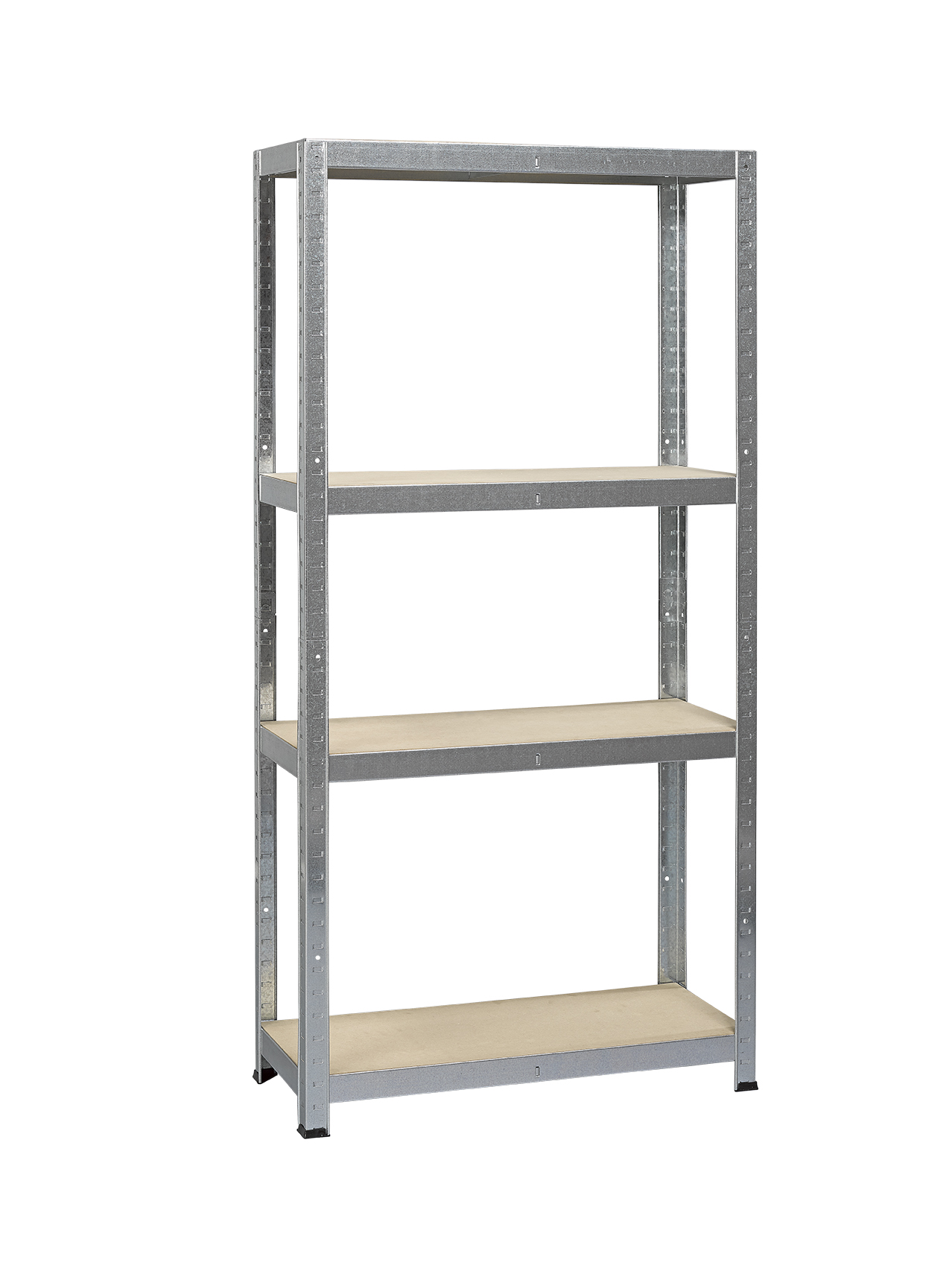 Etagère Métal/bois galvanisé 148x75x30cm (200kg)