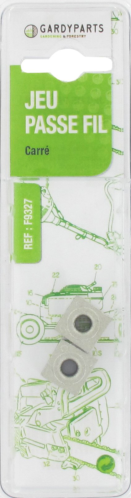 Jeu de 2 passe fils - 1608098