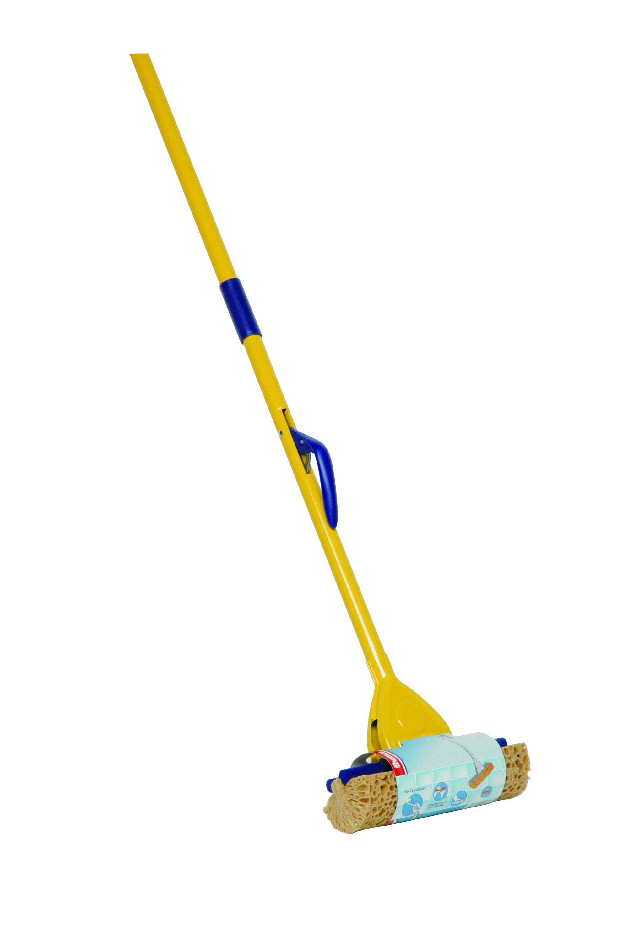 Lave sol éponge manche métal