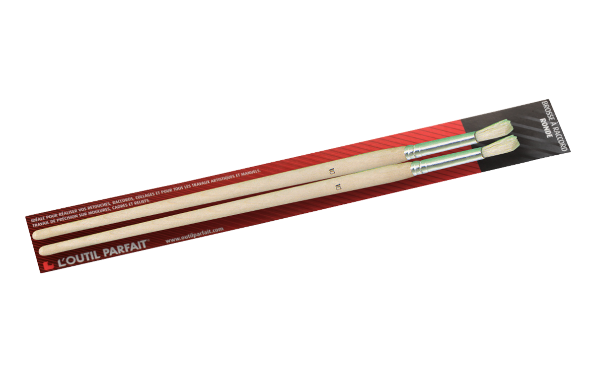 2 brosses tableau ronde 6 ls