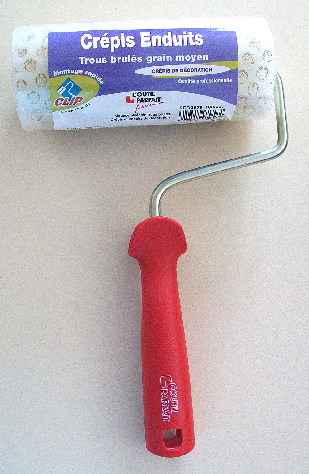 Rouleau crepi gros grain 180