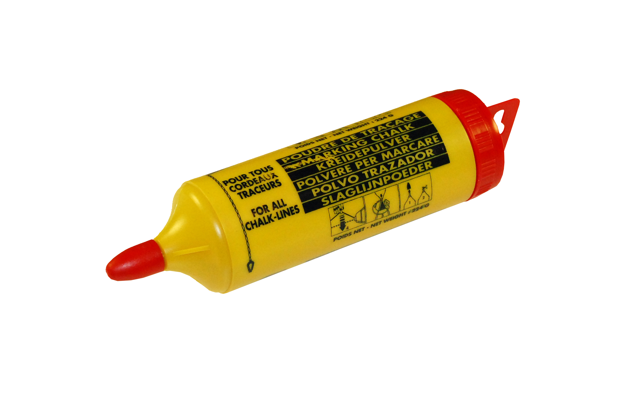 Biberon poudre rouge 224 gr wa