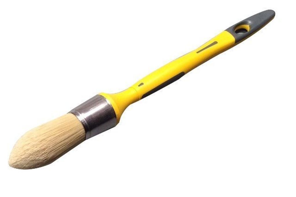 Brosse à réchampir bi-matière peinture brillante&laque n°3/0 - ø 15