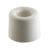 Butoir sol caoutchouc blanc à visser ø30 H.25mm - VYNEX