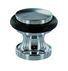 Butoir sol zamak chromé à visser ø30 H.28mm - VYNEX