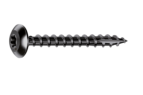 Vis rocket penture étoile ac zingué noir 7x60 x20