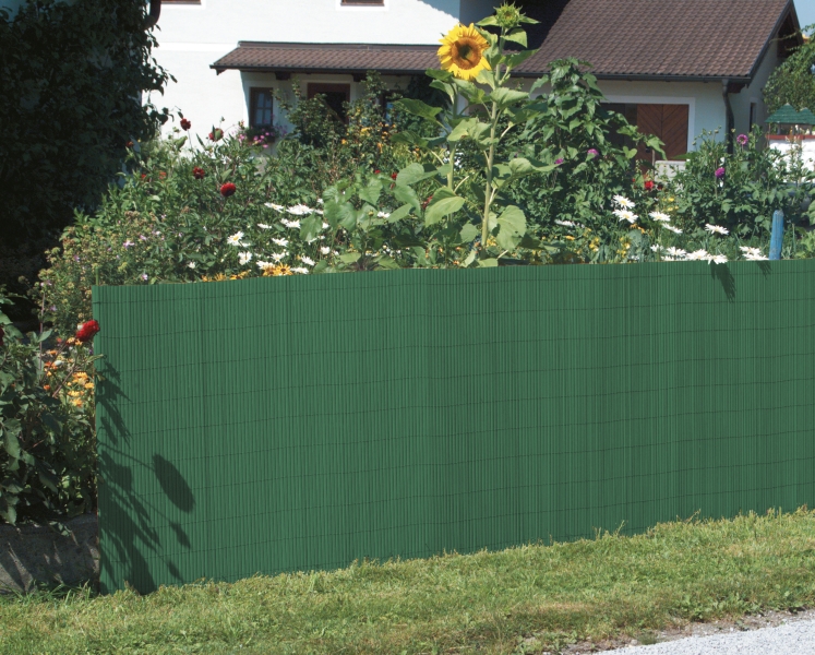 Brise vue canisse plastique vert 1,2x3m occ 95%