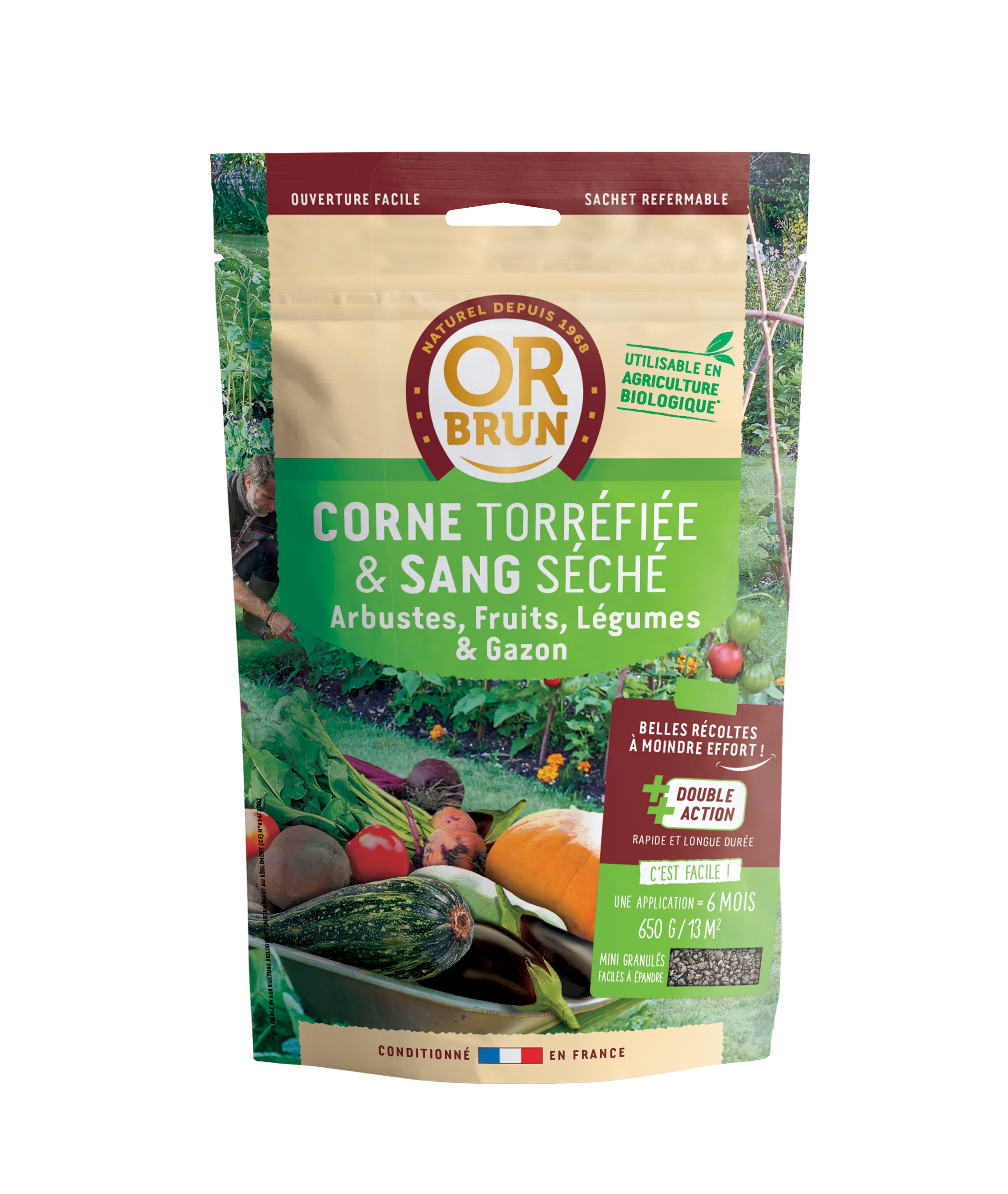 Corne torrefiee 650gr - OR BRUN