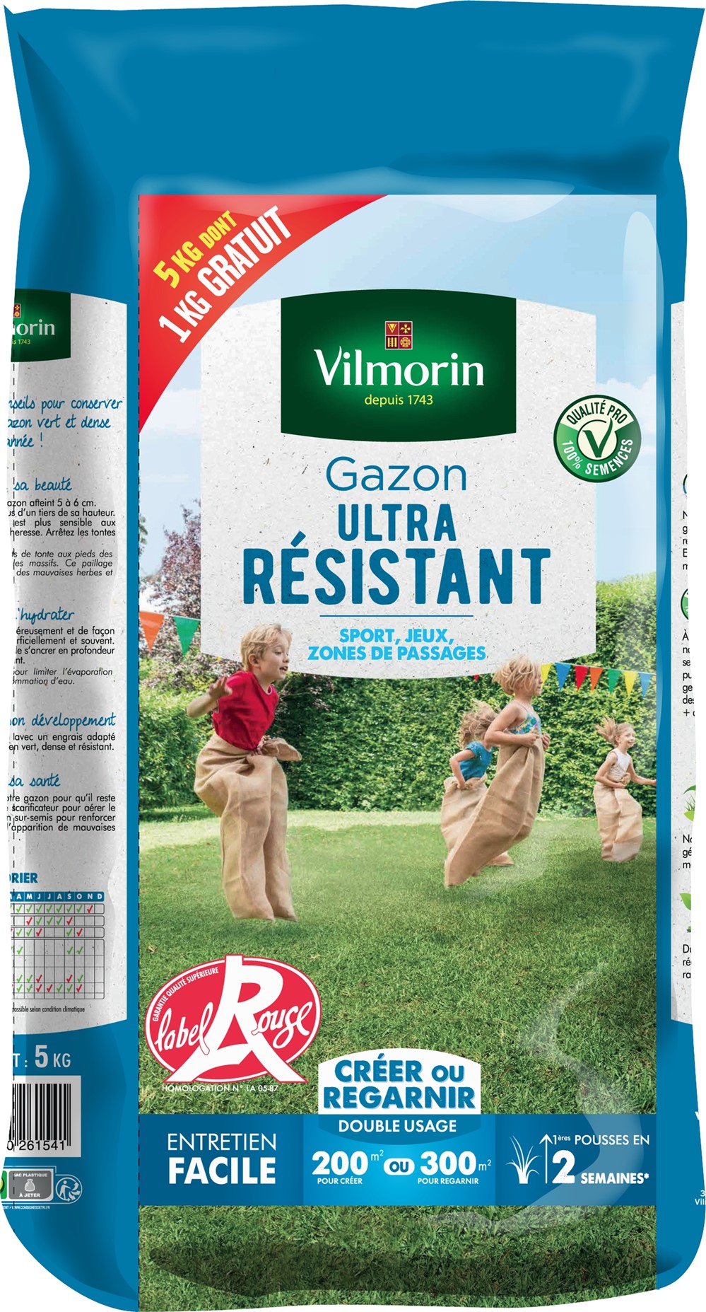 Gazon ultra-résistant 5kg
