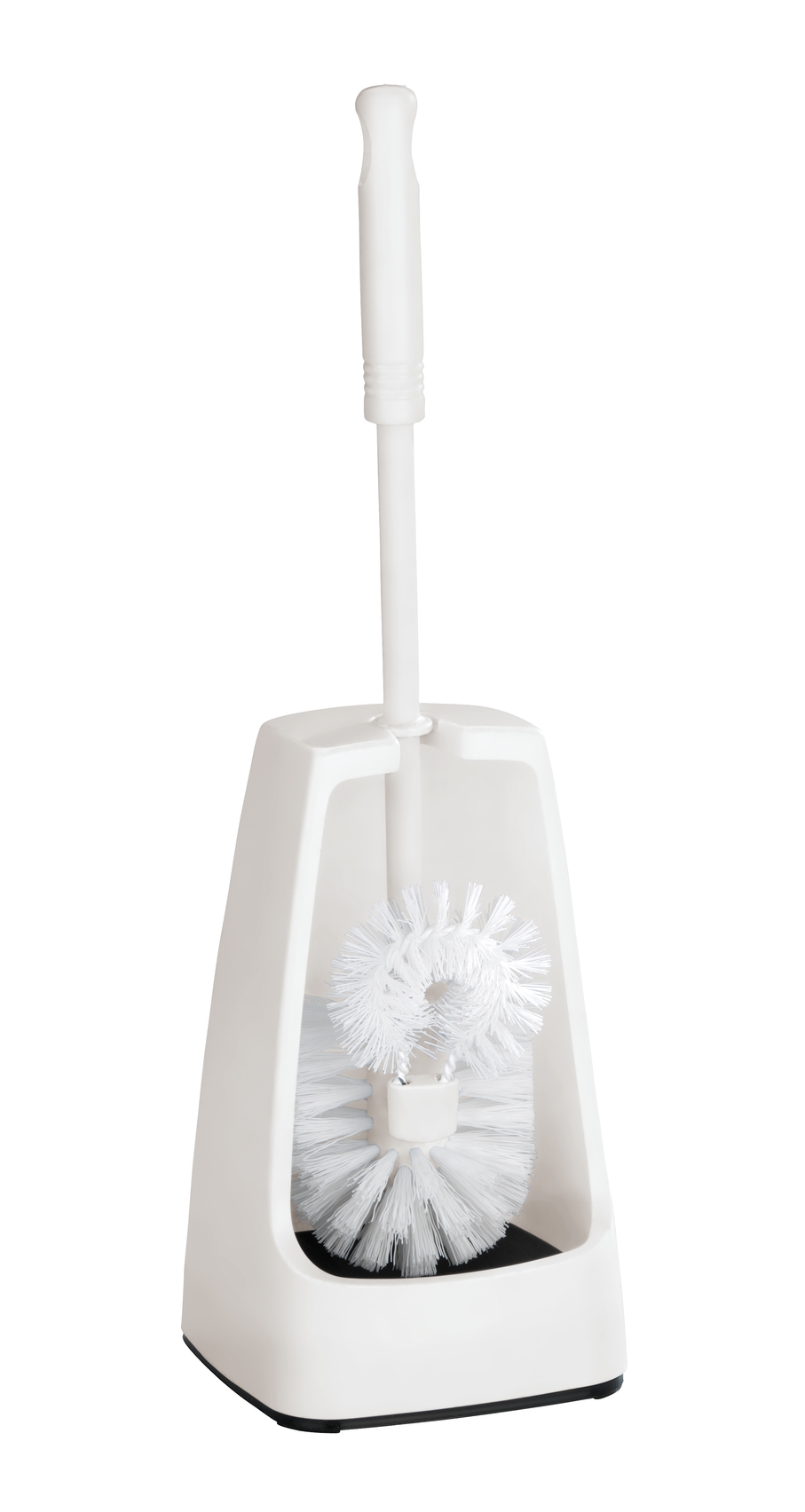 Brosse wc simple+brosse de bord blanc