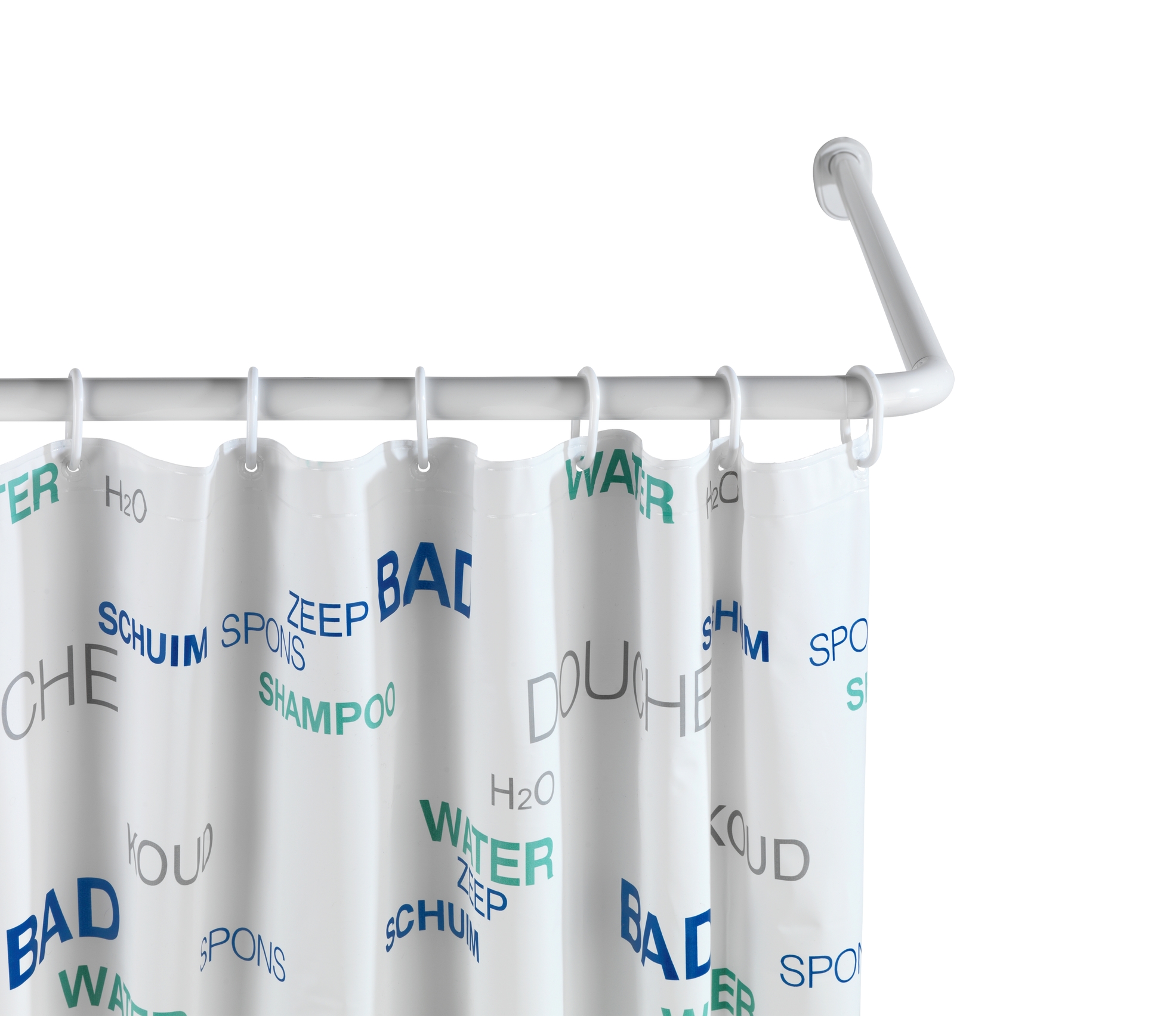 Barre d'angle 25 mm universelle blanche