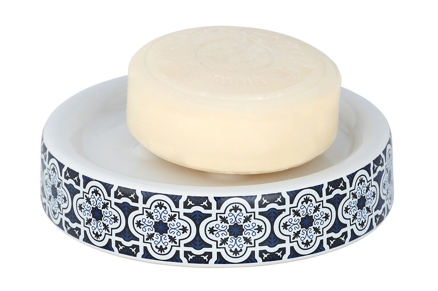 Porte-savon Murcia céramique bleu - WENKO