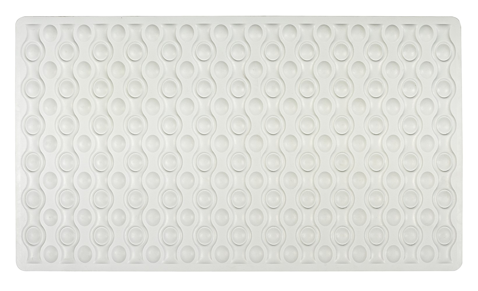 Tapis de bain rocha 70x40 cm blanc