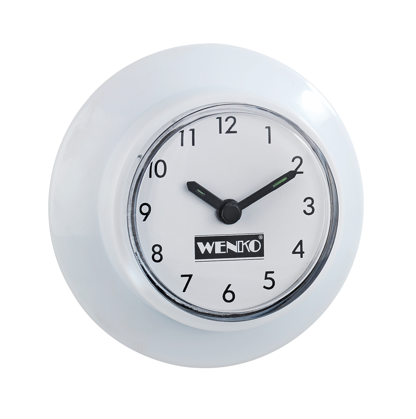 Horloge salle de bains avec ventouse 2p