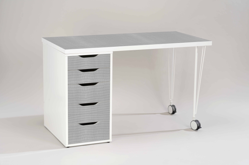 Adhésif effet matiere 1,5m 0,675cm croco lin