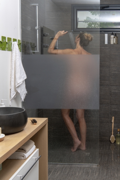 Adhésif vitrostatique 1m5 0,45cm sable fin