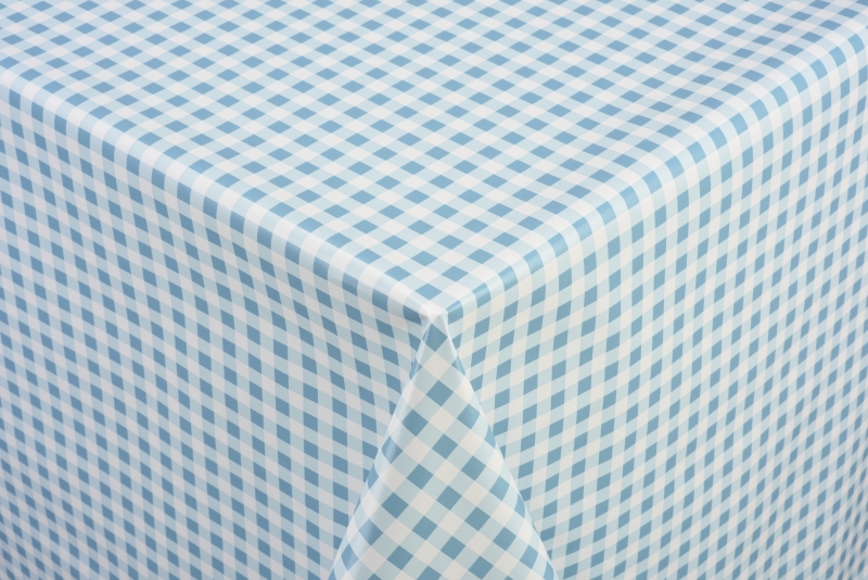 Nappe basicline vichy bleu au métre