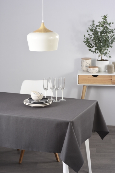 Nappe lin / coton lino anthracite 15m