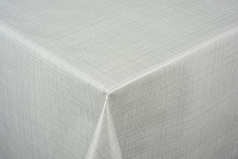 Nappe toile cirée etoffe gris souris