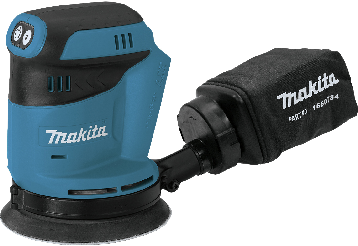 Ponceuse excentrique 18V Ø 125 mm - MAKITA